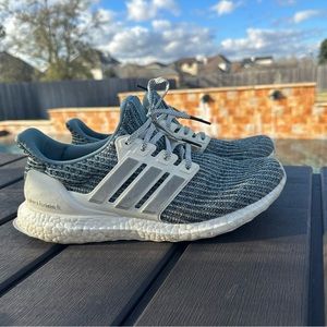 Size 9 - adidas UltraBoost 4.0 LTD Silver Metallic RARE